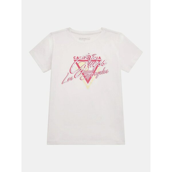 J4GI23K6YW4-G011 (1) Παιδικό Ελαστικό t-shirt με λογότυπο μπροστά  GUESS  J4GI23K6YW-G011 - Image 1