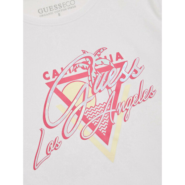 J4GI23K6YW4-G011-ALT8 Παιδικό Ελαστικό t-shirt με λογότυπο μπροστά  GUESS  J4GI23K6YW-G011 - Image 3