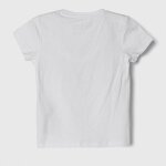 Μπλούζα με παγιέτες Guess με λογότυπο K4RI31K6YW1 λευκό - Image 2