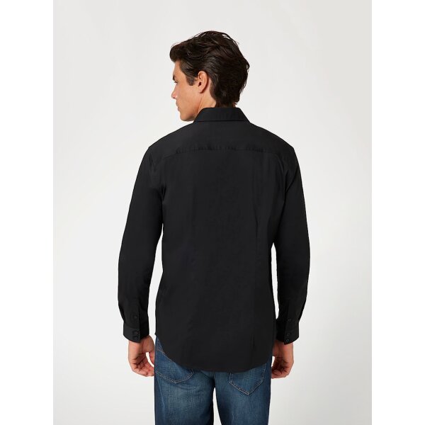 Ανδρικό Πουκάμισο GUESS SLIM FIT M1YH20W7ZK1 Μαύρο - Image 3