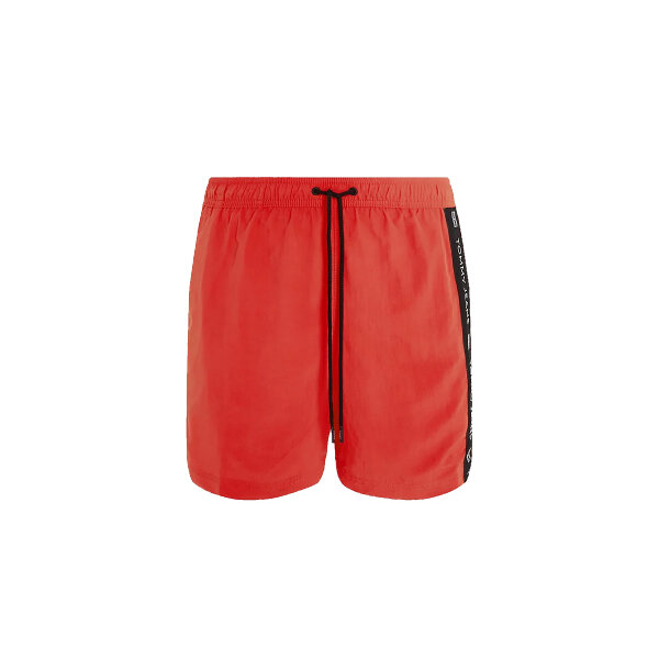 Ανδρικό Μαγιό Βερμούδα TOMMY JEANS DRAWSTRING SIDE TAPE UM0UM03142 Κόκκινο - Image 1