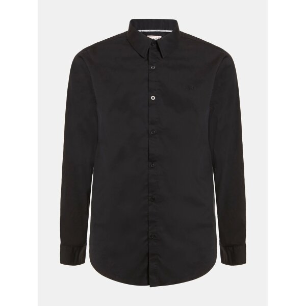 Ανδρικό Πουκάμισο GUESS SLIM FIT M1YH20W7ZK1 Μαύρο - Image 1