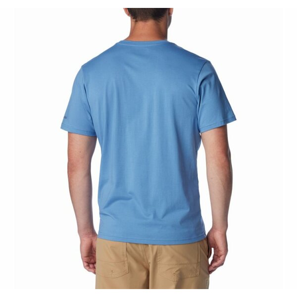 andriki-blouza-path-lake-graphic-tee-ii-normal (1) Ανδρική Μπλούζα COLUMBIA PATH LAKE 1934814 Γαλάζιο - Image 2