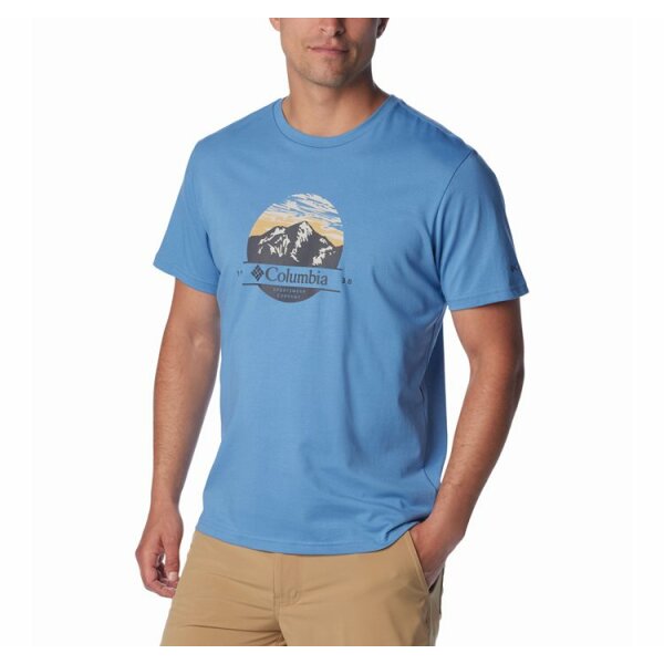 andriki-blouza-path-lake-graphic-tee-ii-normal (2) Ανδρική Μπλούζα COLUMBIA PATH LAKE 1934814 Γαλάζιο - Image 3