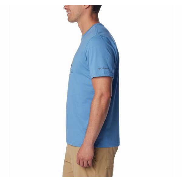 andriki-blouza-path-lake-graphic-tee-ii-normal (4) Ανδρική Μπλούζα COLUMBIA PATH LAKE 1934814 Γαλάζιο - Image 5
