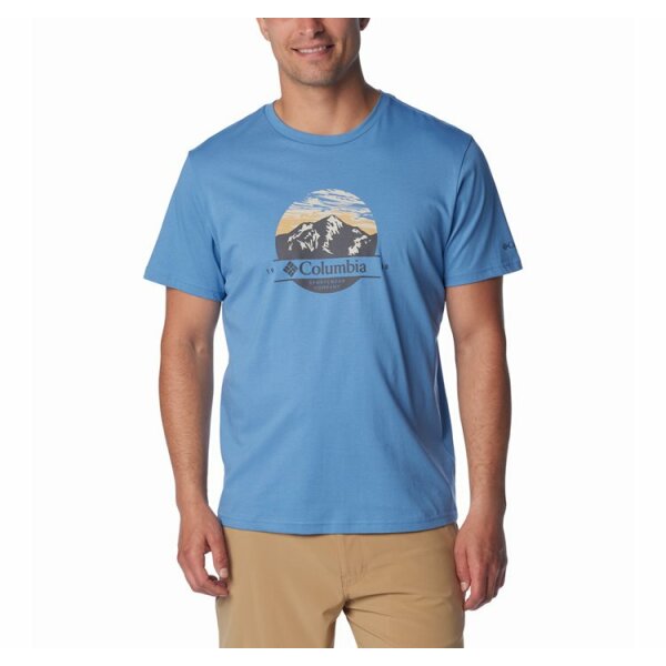 andriki-blouza-path-lake-graphic-tee-ii-normal Ανδρική Μπλούζα COLUMBIA PATH LAKE 1934814 Γαλάζιο - Image 1