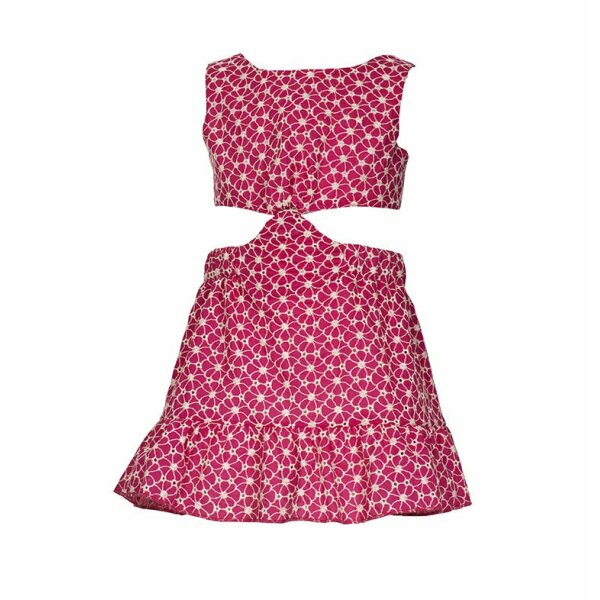 Παιδικό φόρεμα για κορίτσια M&B κιπούρ φούξ 07-2307-00 - Image 1