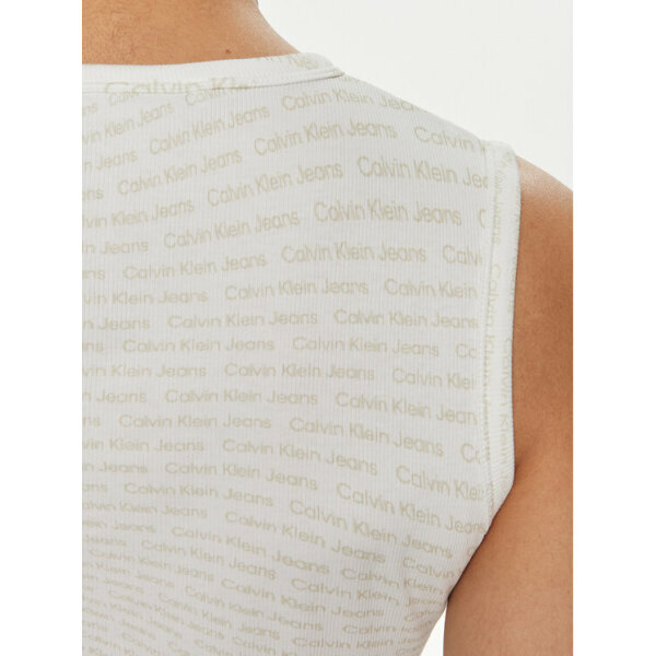 calvin-klein-jeans-top-j20j223163-leuko-slim-fit-0000303432997 (4) Γυναικεία Μπλούζα -Τοπ J20J223163 Λευκό Slim Fit  CALVIN KLEIN - Image 5