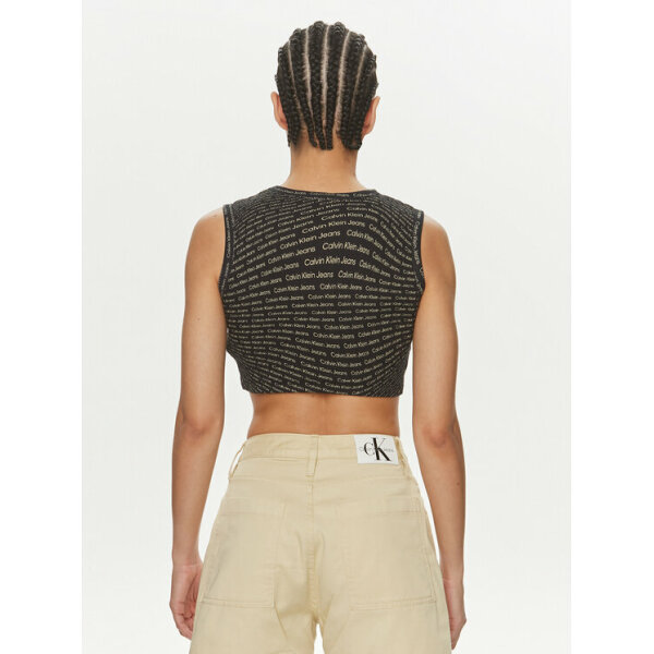 calvin-klein-jeans-top-j20j223163-mauro-slim-fit-0000303432928 (2) Γυναικεία Μπλούζα -Τοπ J20J223163 Μαύρο Slim Fit  CALVIN KLEIN - Image 4