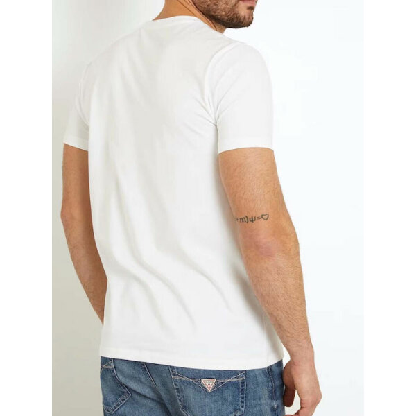 Ανδρική Μπλούζα GUESS M4GI70KC9X0 Λευκό - Image 2