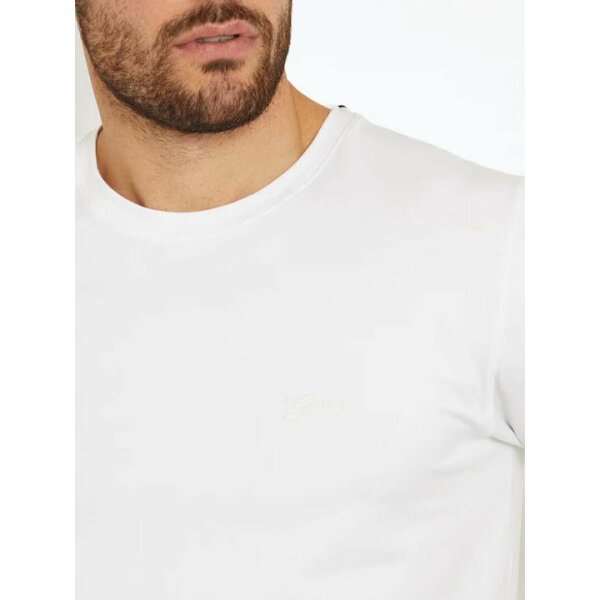 Ανδρική Μπλούζα GUESS M4GI70KC9X0 Λευκό - Image 3