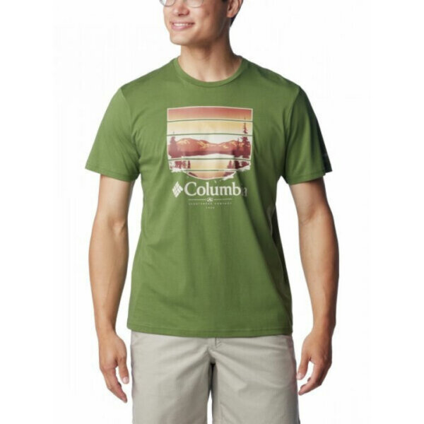 fixedratio_20240404123703_columbia_path_lake_andriko_t_shirt_kontomaniko_polo_ladi_1934814_352 Ανδρική Μπλούζα COLUMBIA PATH LAKE 1934814 Λαδί - Image 1