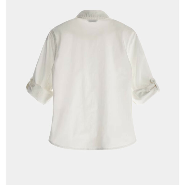 Παιδικό Πουκάμισο ποπλίνα Guess Αγόρι Λευκό N3YH04WE5W0-G011 - Image 2