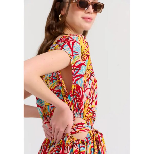 Γυναικείο Μίντι exotic φόρεμα με cut out λεπτομέρεια  FUNKY BUDDHA   FBL009-140-13 - Image 2