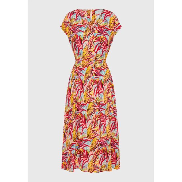 Γυναικείο Μίντι exotic φόρεμα με cut out λεπτομέρεια  FUNKY BUDDHA   FBL009-140-13 - Image 5