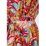 Γυναικείο Μίντι exotic φόρεμα με cut out λεπτομέρεια FUNKY BUDDHA FBL009-140-13 - Image 7
