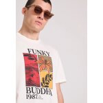 Ανδρική Μπλούζα FUNKY BUDDHA FBM009-064-04 Λευκό - Image 3