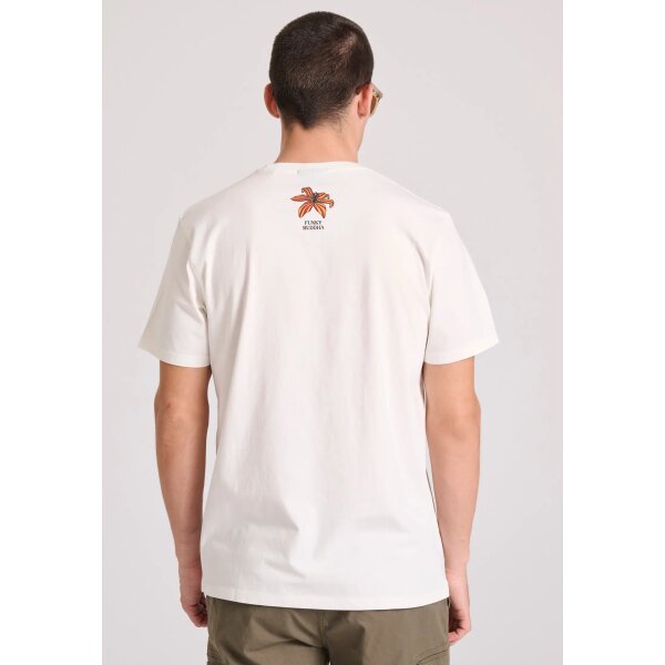 Ανδρική Μπλούζα FUNKY BUDDHA FBM009-064-04 Λευκό - Image 4