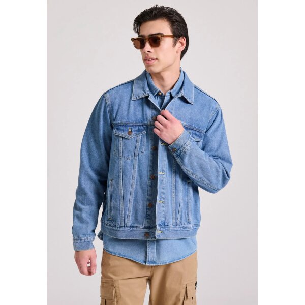 Ανδρικό Μπουφάν Τζιν FUNKY BUDDHA FBM009-072-01 Μπλέ - Image 2