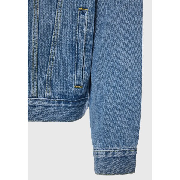 Ανδρικό Μπουφάν Τζιν FUNKY BUDDHA FBM009-072-01 Μπλέ - Image 7