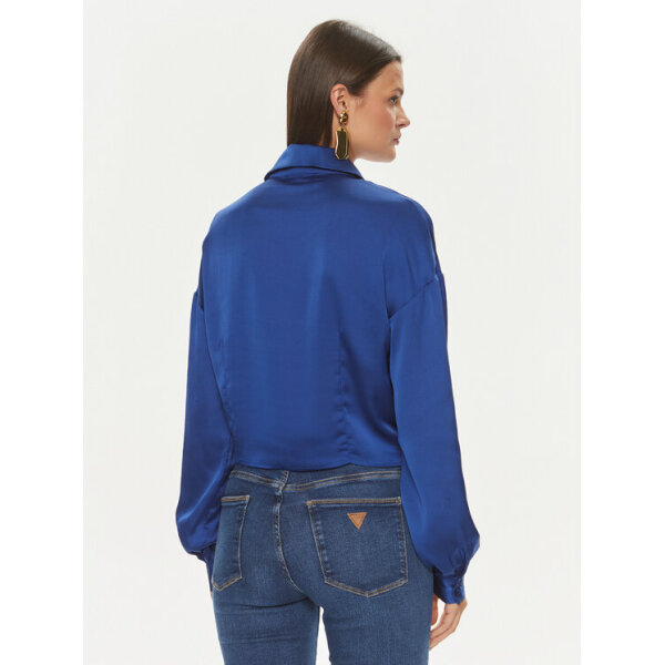 guess-poukamiso-w3gh93-wd8g2-mple-regular-fit-0000303746643 (2) Γυναικείο Guess Πουκάμισο W3GH93 WD8G2 Μπλε Regular Fit - Image 3