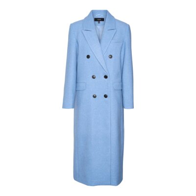 ΓΥΝΑΙΚΕΙΟ ΠΑΛΤΟ ΜΑΛΛΙΝΟ ΜΑΚΡΥ ΜΠΛΕ VERO MODA 10315484