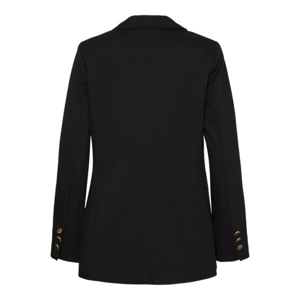 ΓΥΝΑΙΚΕΙΟ LOOSE GOLD BUTTON BLASER BLACK VERO MODA 10316578 - Image 2