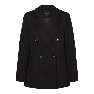 ΓΥΝΑΙΚΕΙΟ LOOSE GOLD BUTTON BLASER BLACK VERO MODA 10316578