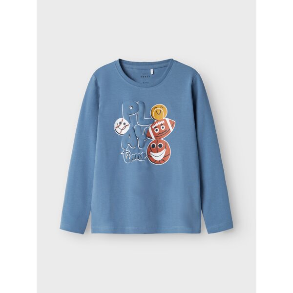 ΠΑΙΔΙΚΗ ΜΠΛΟΥΖΑ NMMVUX LS TOP NAME IT ΓΑΛΑΖΙΟ 13224978 - Image 4