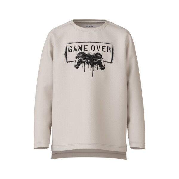 13231403_4535765_front ΠΑΙΔΙΚΗ ΜΠΛΟΥΖΑ NKMVOB LS BOXY TOP ΕΚΡΟΥ NAME IT  13231403 - Image 1