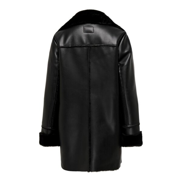 ΓΥΝΑΙΚΕΙΟ ΠΑΛΤΟ ΔΕΡΜΑΤΙΝΗ ΜΑΥΡΟ ONLY 15325995 - Image 2