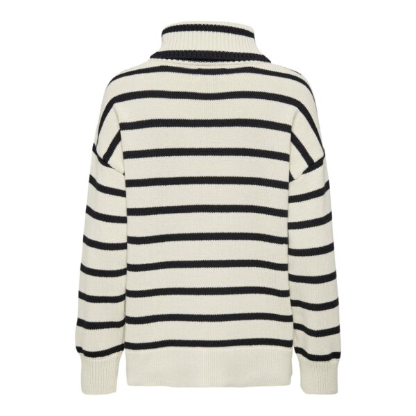 ΓΥΝΑΙΚΕΙΟ ΠΟΥΛΟΒΕΡ ΠΛΕΧΤΟ ΖΙΒΑΓΚΟ ΕΚΡΟΥ ONLY 15327636 - Image 2