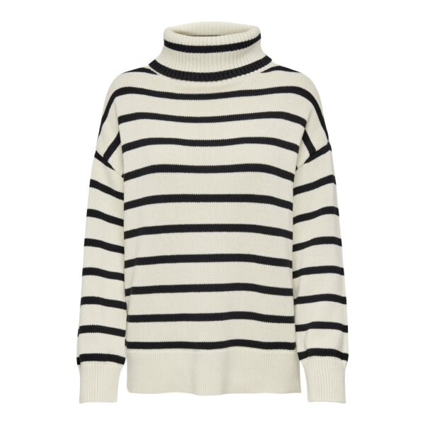 ΓΥΝΑΙΚΕΙΟ ΠΟΥΛΟΒΕΡ ΠΛΕΧΤΟ ΖΙΒΑΓΚΟ ΕΚΡΟΥ ONLY 15327636 - Image 1