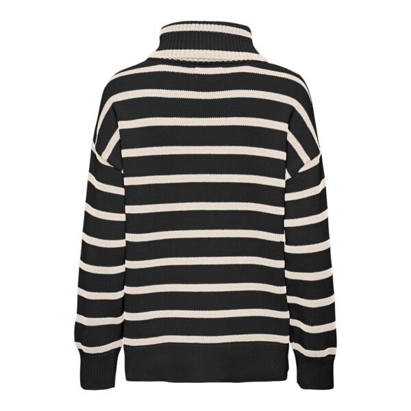 ΓΥΝΑΙΚΕΙΟ ΠΟΥΛΟΒΕΡ ΠΛΕΧΤΟ ΖΙΒΑΓΚΟ ΜΑΥΡΟ ONLY 15327636 - Image 3