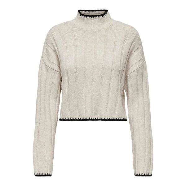 ΓΥΝΑΙΚΕΙΟ ΠΟΥΛΟΒΕΡ ΠΛΕΧΤΟ ΚΟΝΤΟ ΕΚΡΟΥ ONLY 15329963 - Image 4