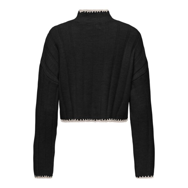 ΓΥΝΑΙΚΕΙΟ ΠΟΥΛΟΒΕΡ ΠΛΕΧΤΟ ΚΟΝΤΟ ΜΑΥΡΟ  ONLY 15329963 - Image 2