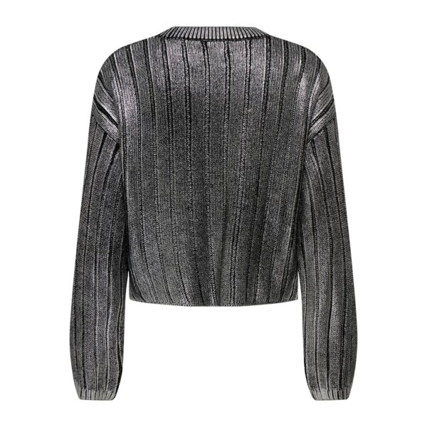 ΓΥΝΑΙΚΕΙΟ ΠΟΥΛΟΒΕΡ ΠΛΕΧΤΟ ΓΚΡΙ ONLY 15331238 - Image 2