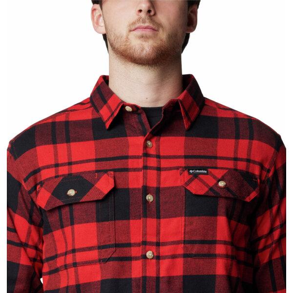 1861581-698-4 Ανδρικό Πουκάμισο καρό COLUMBIA FLARE GUN 1861581 Κόκκινο - Image 4