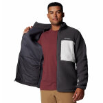 Ανδρική Ζακέτα FLEECE COLUMBIA MOUNTAINSIDE 1911083 Γκρί - Image 5