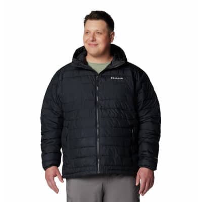 Ανδρικό Μπουφάν COLUMBIA PLUS SIZE 2086942 POWDER LITE Μαύρο