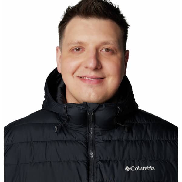 2086942-010-5 Ανδρικό Μπουφάν COLUMBIA PLUS SIZE 2086942 POWDER LITE Μαύρο - Image 5