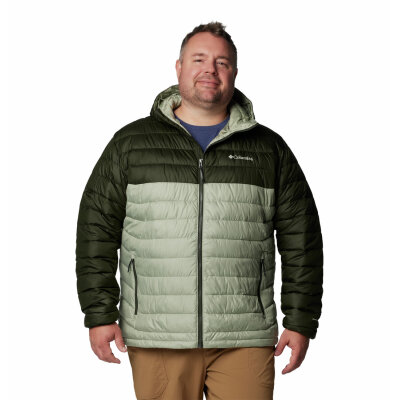 Ανδρικό Μπουφάν COLUMBIA PLUS SIZE 2086942 POWDER LITE Πράσινο