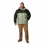 Ανδρικό Μπουφάν COLUMBIA PLUS SIZE 2086942 POWDER LITE Πράσινο - Image 4