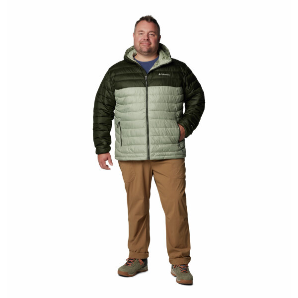 2086942-348-3 Ανδρικό Μπουφάν COLUMBIA PLUS SIZE 2086942 POWDER LITE Πράσινο - Image 4