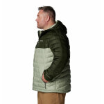 Ανδρικό Μπουφάν COLUMBIA PLUS SIZE 2086942 POWDER LITE Πράσινο - Image 5