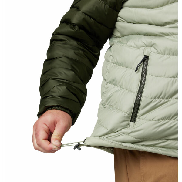 2086942-348-6 Ανδρικό Μπουφάν COLUMBIA PLUS SIZE 2086942 POWDER LITE Πράσινο - Image 7