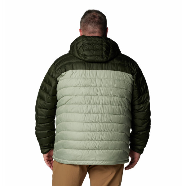 2086942-348-7 Ανδρικό Μπουφάν COLUMBIA PLUS SIZE 2086942 POWDER LITE Πράσινο - Image 2