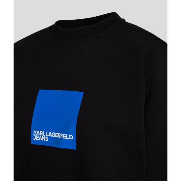 Γυναικεία Μπλούζα Φούτερ KARL LAGERFELD JEANS REGULAR LOGO 240J1807 Μαύρο - Image 2