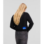 Γυναικεία Μπλούζα Φούτερ KARL LAGERFELD JEANS REGULAR LOGO 240J1807 Μαύρο - Image 3
