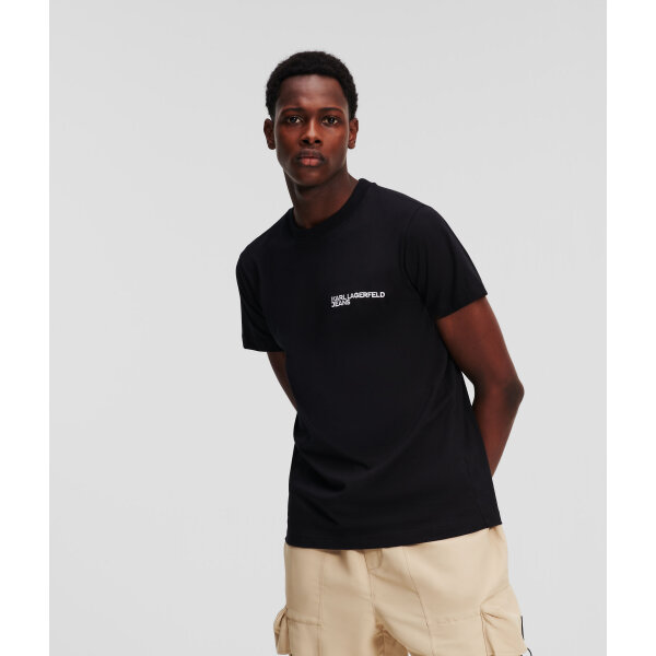 Ανδρική Μπλούζα KARL LAGERFELD JEANS24  235D1700 Μαύρο - Image 2